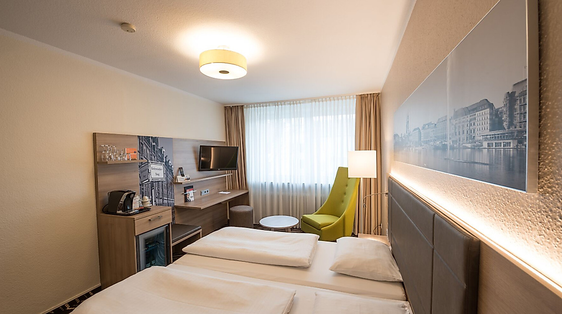 Hotel Heikotel - Stadtpark Residenz Hamburg: Double room