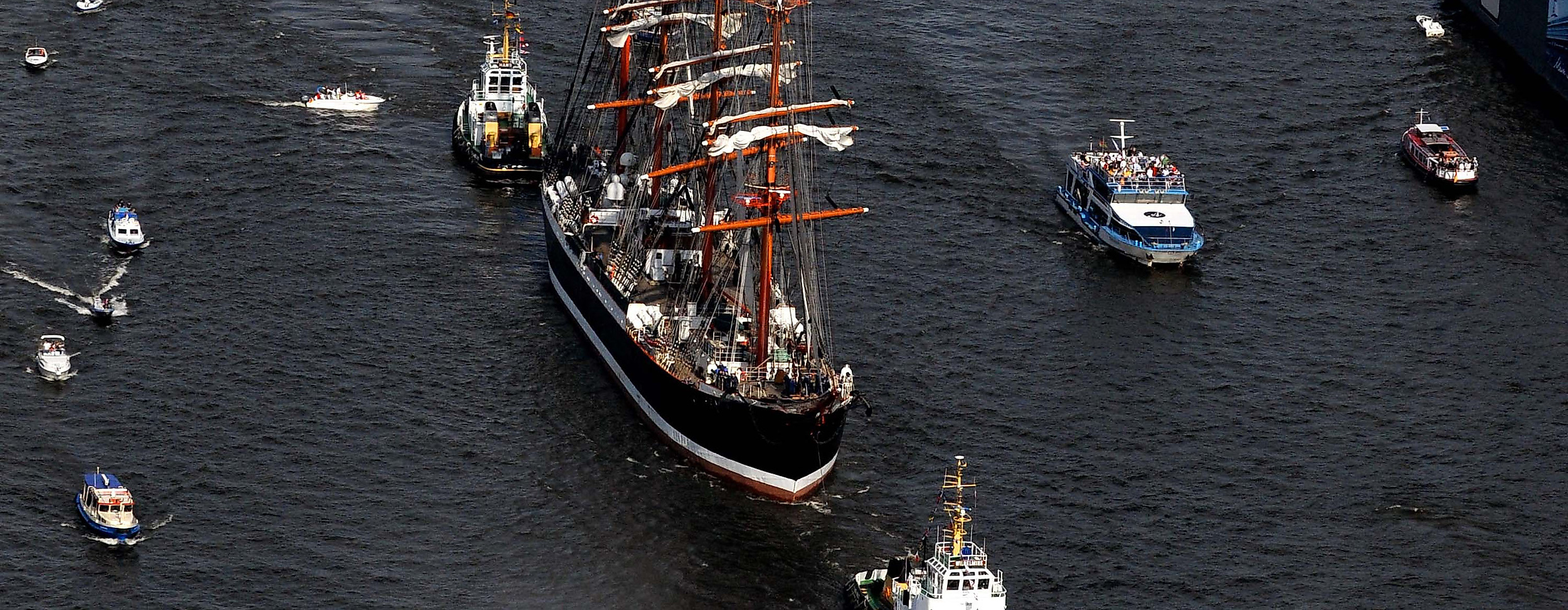 The Tall Ship Parade on Sunday