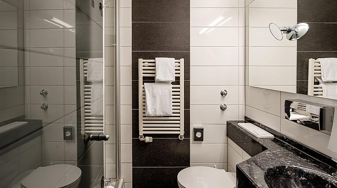 relexa hotel Bellevue Hamburg: bathroom single room