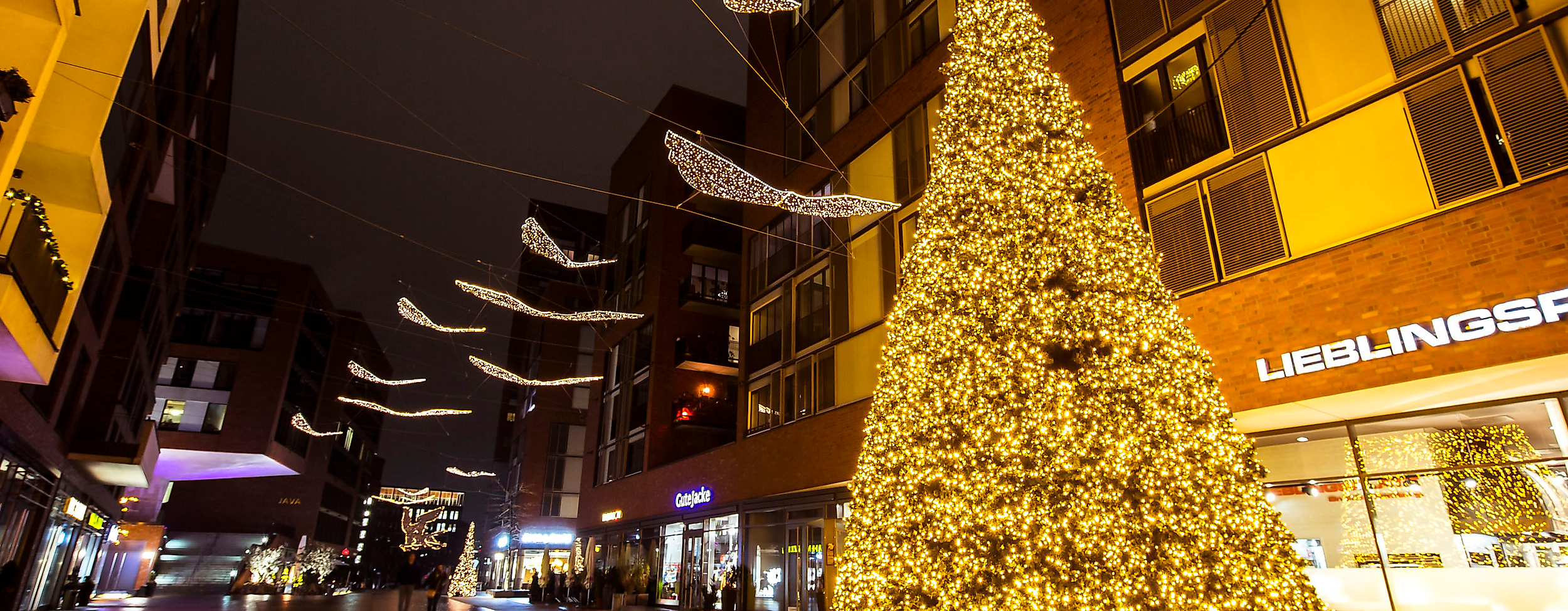 Christmas market at the HafenCity
