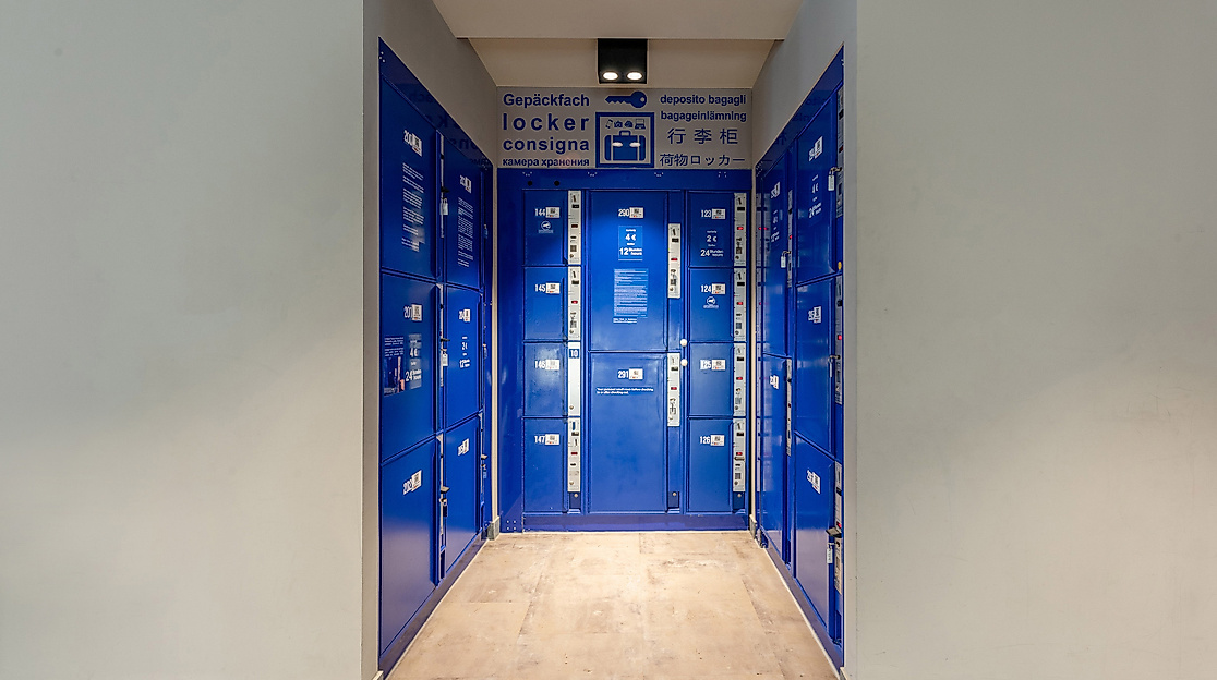 Hotel A&O Hamburg City: Lockers