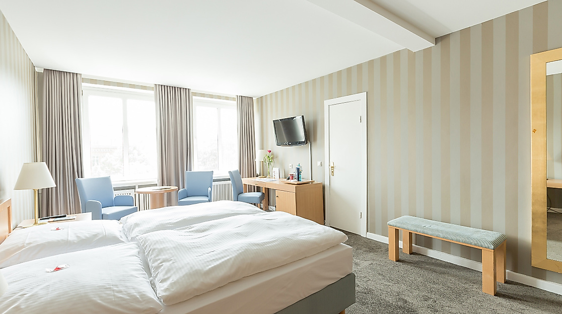 relexa hotel Bellevue Hamburg: Double room premium
