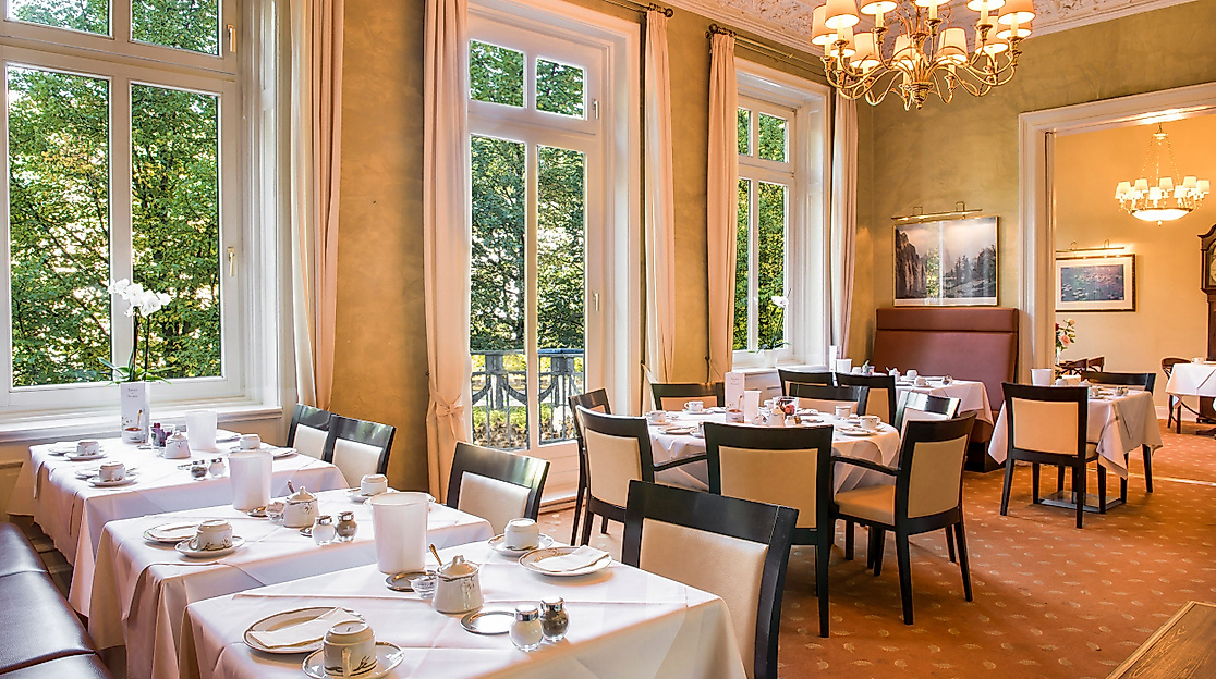 Hotel Vorbach Hamburg: Breakfast room