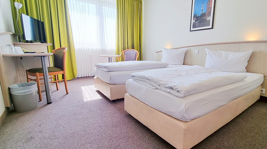 Hotel Panorama Inn und Boardinghaus Hamburg: Room example