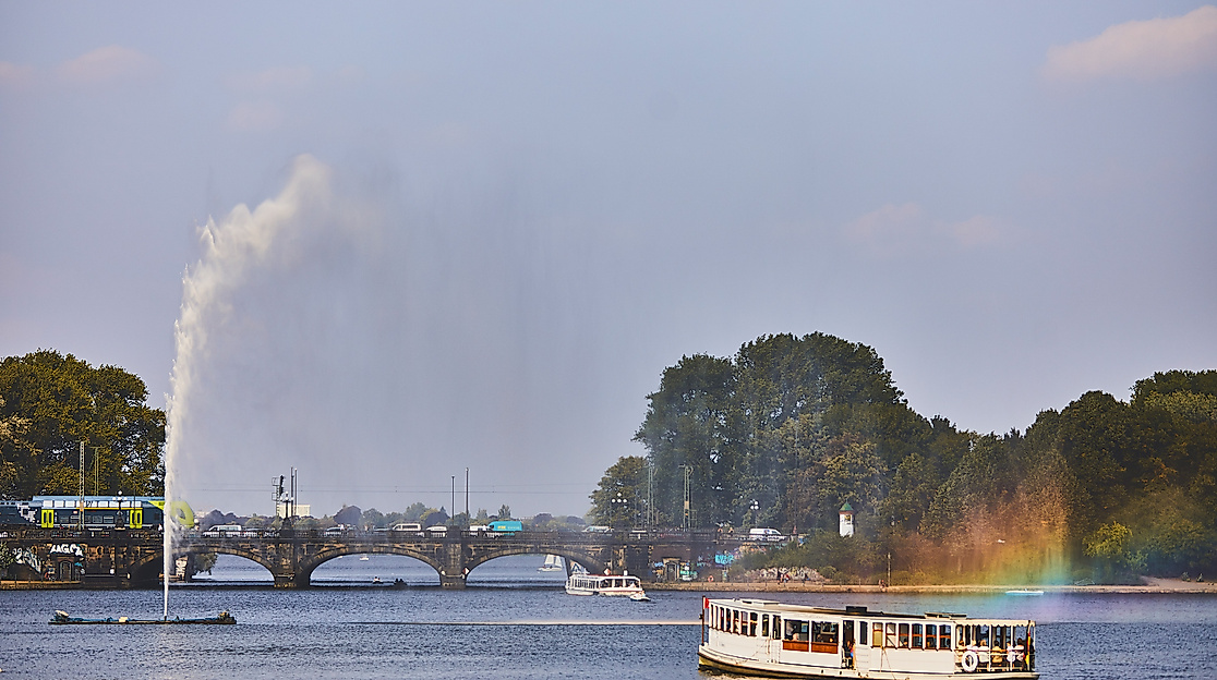 Alster boat trip
