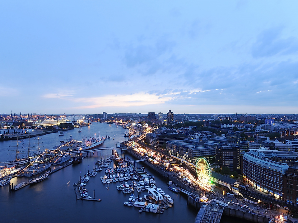 Hamburg ist Events am Wasser