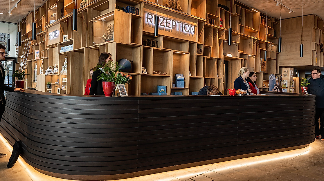JUFA Hotel Hamburg HafenCity: Reception