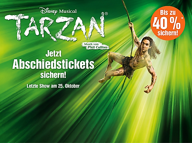 Tarzan Bye Bye Aktion 40 %