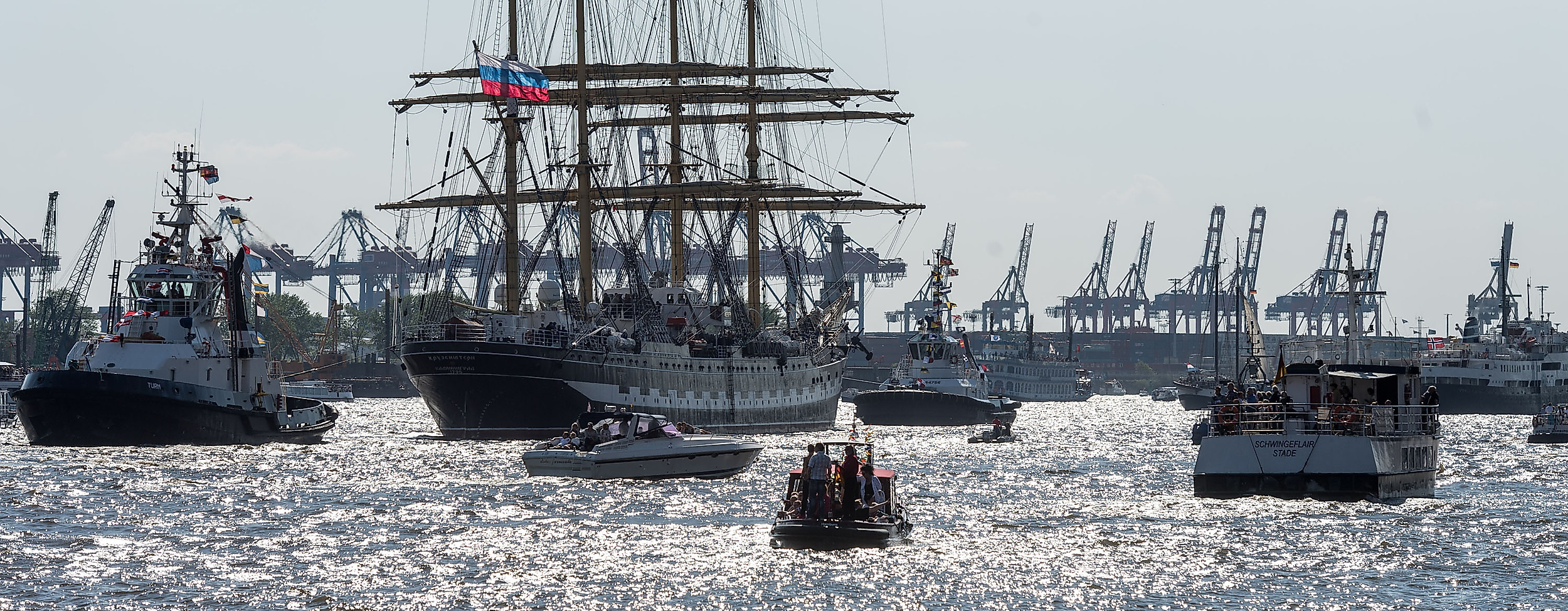 The Tall Ship Parade on Sunday