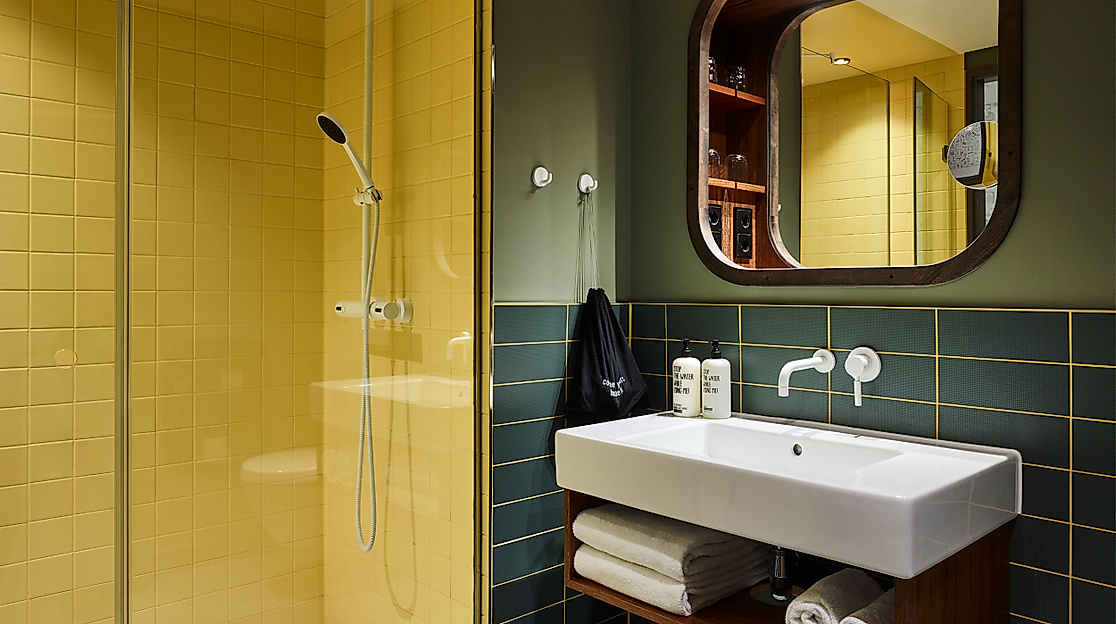 25hours Hotel HafenCity: Bath