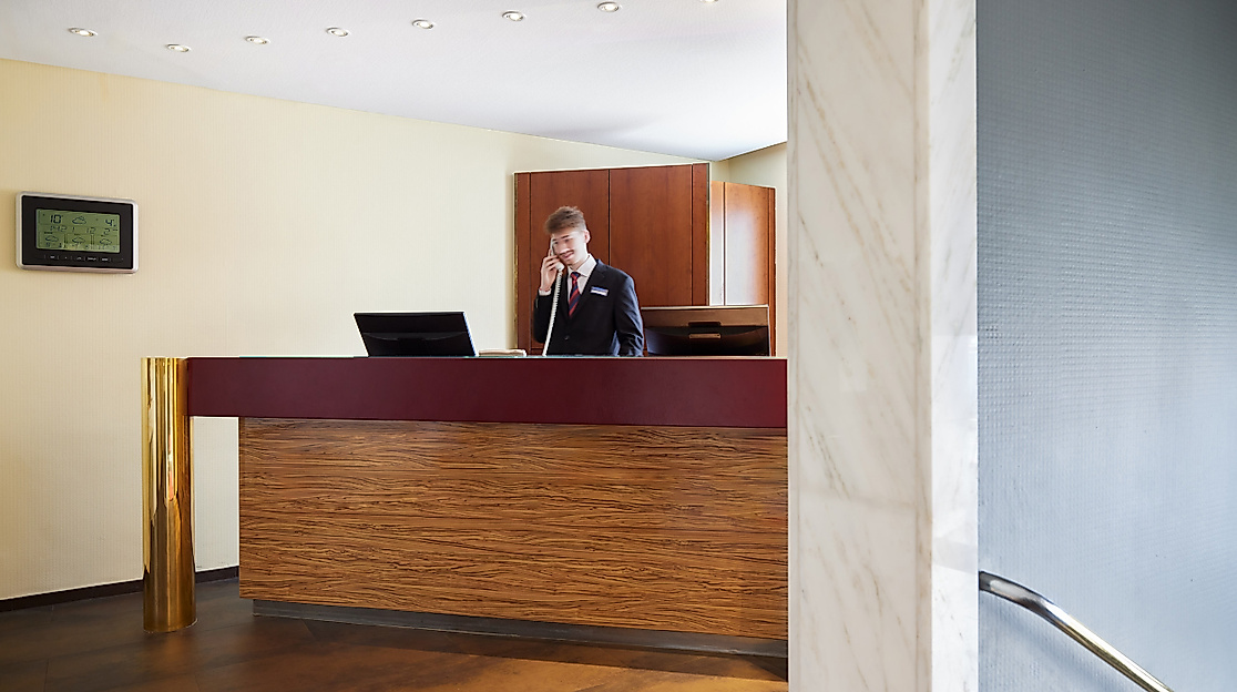 Hotel Central Hamburg: Reception
